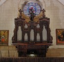 Orgue de la cathédrale d'Entrevaux (Provence: 1628, 1717). Cliché personnel