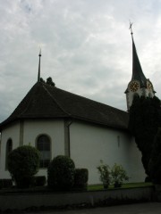 Eglise réformée de Seedorf. Cliché personnel (août 2007)