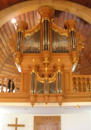 Orgue Decourcelle du Temple de Couvet (2000). Cliché personnel