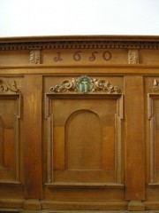 Photo d'une partie des boiseries près du choeur (date: 1650). Cliché personnel