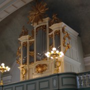 Autre vue de ce magnifique orgue berlinois. Cliché personnel du frère de l'auteur du site (2007)