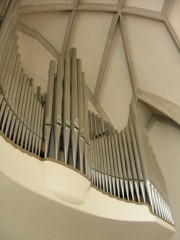 Autre vue de l'orgue en tribune. Cliché personnel