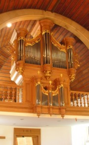 Temple de Couvet, orgue Decourcelle. Cliché personnel