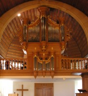 Temple de Couvet, orgue Decourcelle. Cliché personnel