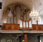 Vue rapprochée de l'orgue. Cliché personnel