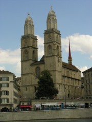 Autre vue du Grossmünster. Cliché personnel