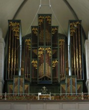 Vue du Grand Orgue Metzler (1960). Cliché personnel