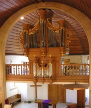 Temple de Couvet, orgue Decourcelle. Cliché personnel