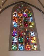 La grande verrière de Augusto Giacometti: le Paradis Céleste (1947). Transept nord. Cliché personnel