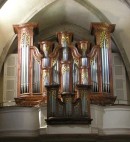 Grand Orgue Füglister de la cathédrale N.-Dame du Glarier à Sion. Cliché personnel (août 2007)