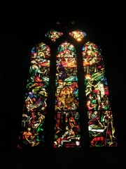 Grand vitrail de l'Eucharistie. Cliché personnel