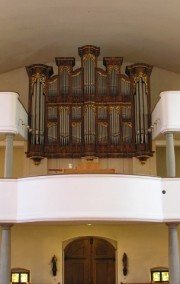 Autre vue de face du Grand Orgue prise depuis la nef. Cliché personnel