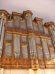 Autre belle perspective sur le buffet du Grand Orgue. Cliché personnel