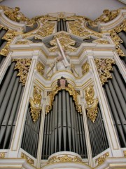 Une vue remarquable de la façade du Grand Orgue. Cliché personnel