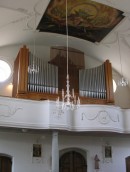 Grand Orgue Kuhn (1954) de la Pfarrkirche de Dagmersellen. Cliché personnel (sept. 2007)