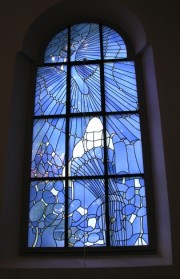 Autre vitrail dans la nef, au sud. Cliché personnel