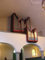 Une dernière vue de l'orgue Graf en tribune (1974). Cliché personnel