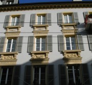Ville de Neuchâtel, autre façade en ville ancienne. Cliché personnel