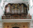 Grand Orgue de tribune restauré par le facteur Graf. Collégiale de Beromünster. Cliché personnel (sept. 2007)