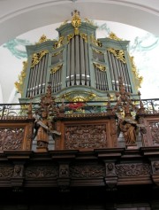Vue de l'orgue de l'Epître (au sud). Vers 1795, restauré en 1955. Cliché personnel