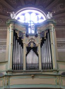 Orgue G. Antegnati de la Collégiale de Bellinzone, Tessin (1588). Cliché personnel (sept. 2007)