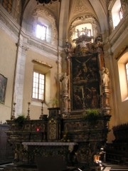 Vue du choeur de la collégiale. Cliché personnel