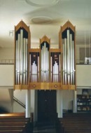 Orgue de l'église St. Vitus de Schmiechen. Cliquer sur l'image pour l'agrandir. Crédit: www.orgelbau-wiedenmann.de/