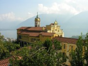 Vue générale du sanctuaire de la Madonna del Sasso, Locarno. Cliché personnel (sept. 2007)