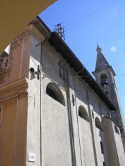 Vue partielle extérieure de la Chiesa Nuova à Locarno. Cliché personnel