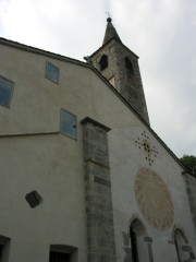 Vue du choeur de l'église Sainte-Marie, Collegio Papio, Ascona. Cliché personnel