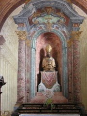 Vue du buste de Saint Charles Borromée. Cliché personnel