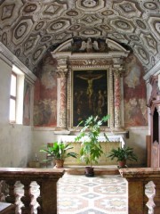 Vue d'une autre chapelle de cette église de Morcote. Cliché personnel