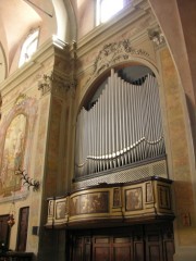 Vue de l'orgue de trois-quarts. Cliché personnel