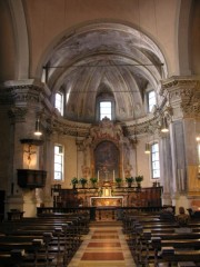 Nef de l'église Sant'Antonio Abate à Lugano. Cliché personnel