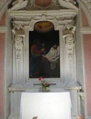 Détail d'une peinture dans une chapelle latérale. Cliché personnel