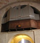 Orgue Mascioni (1965) du jubé de l'église Renaissance Santa Maria degli Angioli, Lugano. Cliché personnel (sept. 2007)