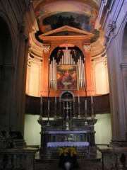 Vue de l'orgue et du choeur. Cliché personnel
