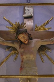 La tête du Christ en croix. Cliché personnel