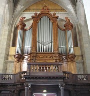 Cathédrale de St-Claude. Le Grand Orgue Daublaine-Callinet (1843-44). Cliché personnel