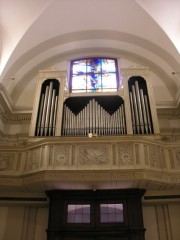 Vue de l'orgue Mascioni de San Carlo (style italien parfait). Cliché personnel