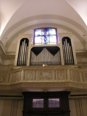 Vue de l'orgue Mascioni de San Carlo (style italien parfait). Cliché personnel