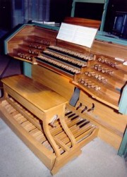 Console de l'orgue de St. Othmar à Mödling. Crédit: www.othmar.at/