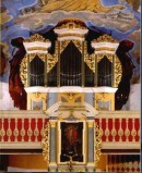 Orgue G. Silbermann de Helbigsdorf près de Freiberg (Allemagne). Crédit: www.baroquemusic.org/