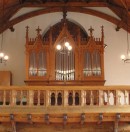 L'orgue Dumas / Mingot de l'église de Corpataux (canton de Fribourg). Cliché personnel (16 oct. 2007)