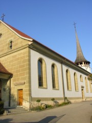Eglise St-Martin de Tafers (18ème s.). Cliché personnel (oct. 2007)