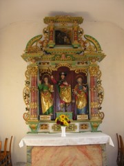 Autel baroque tardif de la chapelle de pèlerinage. Cliché personnel