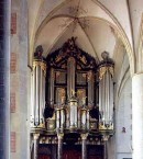 Orgue Arp Schnitger de Groningen (vers 1740, reconstruction). Crédit: www.arpschnitger.nl/