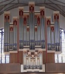 Orgue Rieger (1990) de la Katharinenkirche de Francfort-sur-le-Main. Crédit: //de.wikipedia.org/