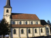 Autre vue de l'église de Courtion. Cliché personnel