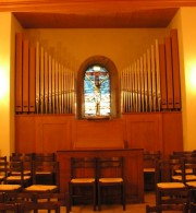 Temple de St-Cergue. Orgue de la Manufacture de Genève. Cliché personnel